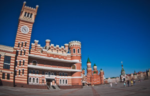 Часы "12 апостолов" на Патриаршей площади в Йошкар-Оле. Фото 3 – фотографии России