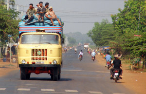 Транспорт в Кампонгтяме, Камбоджа. Фото 5 – фотографии Камбоджи