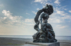 Скульптура Медея - дочь царя Колхиды.  Пицунда. Абхазия – фотографии Абхазии