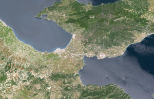 Коринфский канал (Corinth Canal) в Греции – фотографии Греции