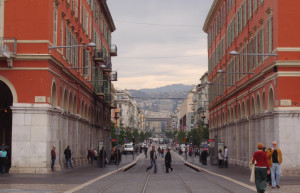 Улица в Ницце, Франция – фотографии Франции