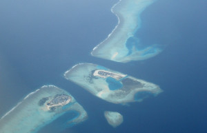 Панорамный вид в Мииму Атолл, Мальдивы – фотографии Мальдивских островов