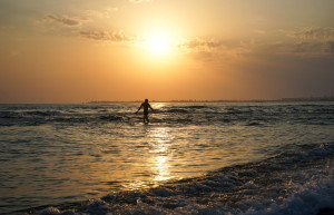 закат на побережье Гячрипш. Абхазия. – фотографии Абхазии