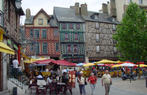 Кафе в Ренне, Франция – фотографии Франции