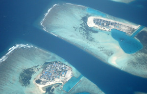 Панорамный вид в Мииму Атолл, Мальдивы. Фото 1 – фотографии Мальдивских островов
