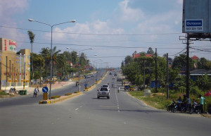 Дорога в Сиануквиле, Камбоджа – фотографии Камбоджи