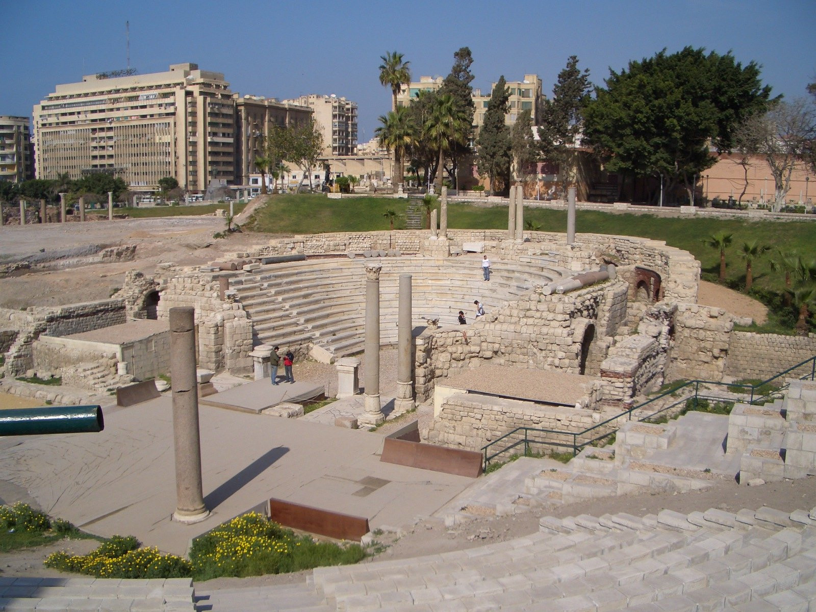Александрия Египет греко-Римский амфитеатр