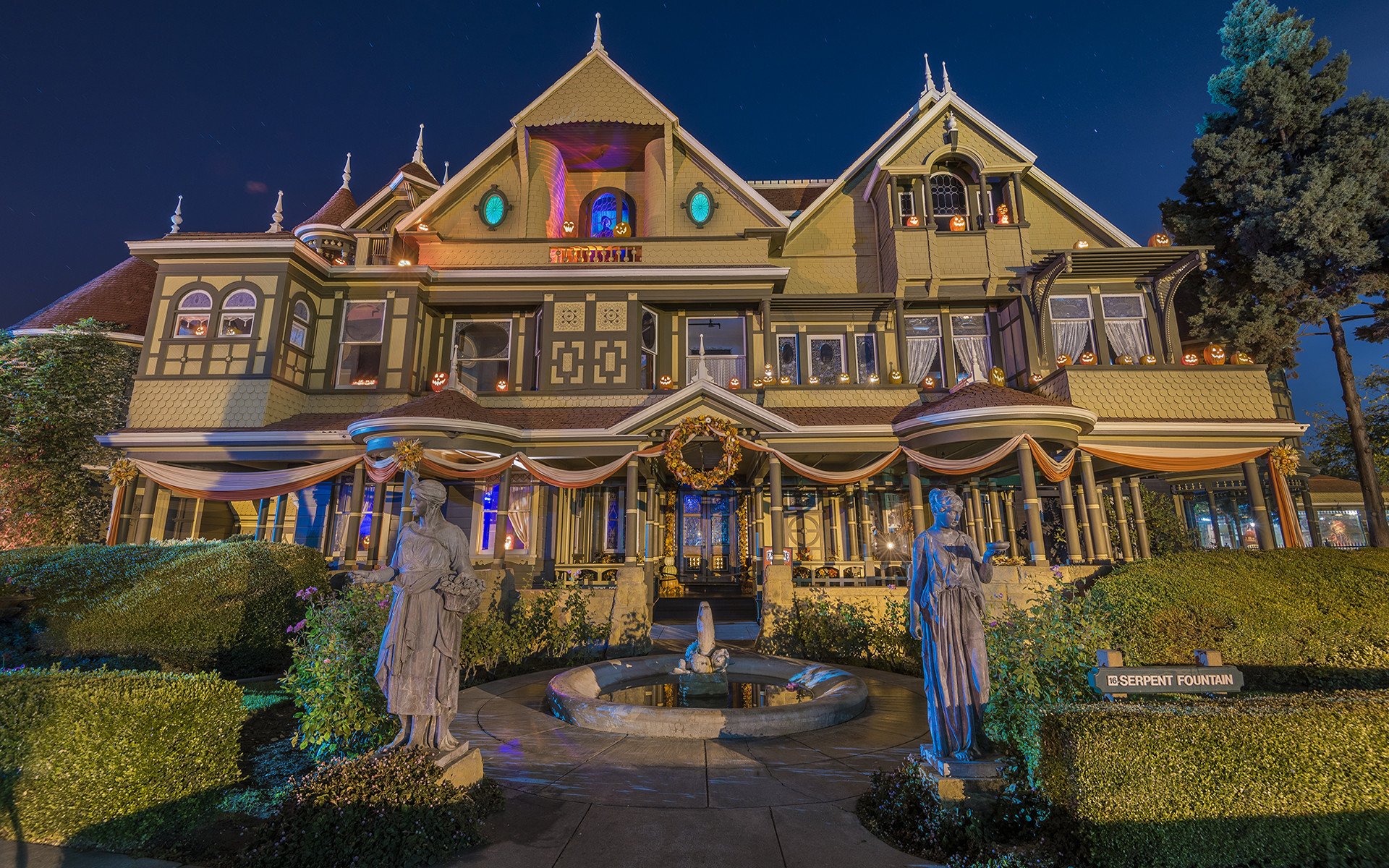 Дом Винчестеров (Winchester Mystery House) — фотография, размер: 1920x1200