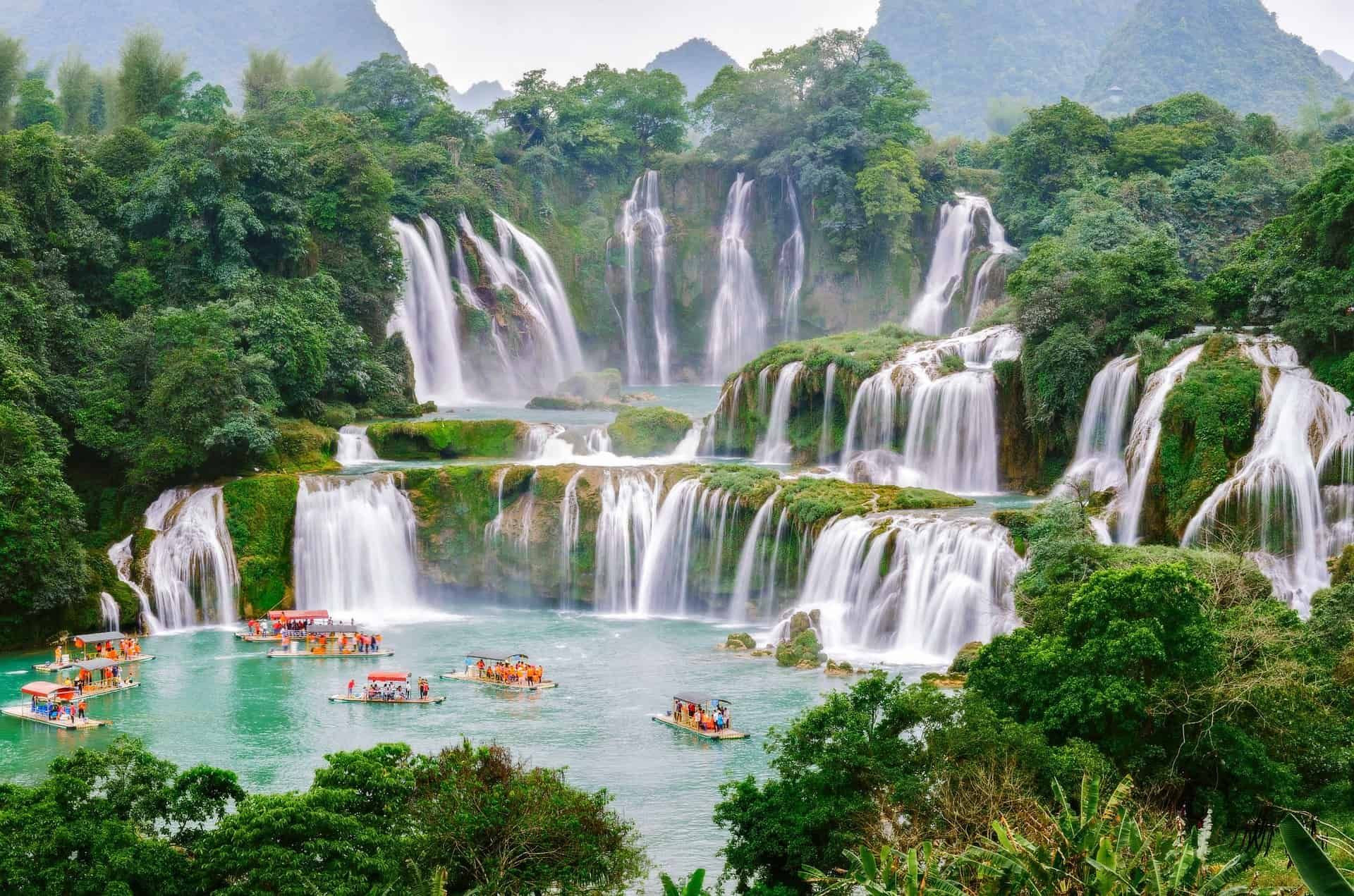 Водопад Дэтянь, Вьетнам, Китай