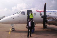 Самолёт авиакомпании "Elysian Airlines (Элизиан Эйрлайнс)". Фото 1