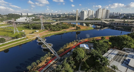 Необычный мост Фридриха Байера в Сан-Паулу