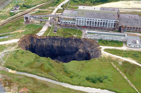 Березники — столица карстовых провалов России