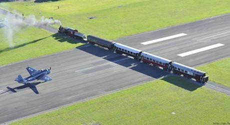 Гисборн – аэропорт, где железнодорожная линия пересекает взлётно-посадочную полосу