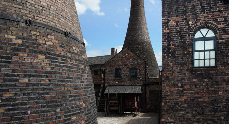 Музей керамики Глэдстоу в графстве Стаффордшир в Англии