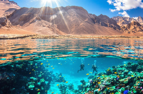 5 цветных морей мира: Красное, Жёлтое, Чёрное, Белое и Зелёное