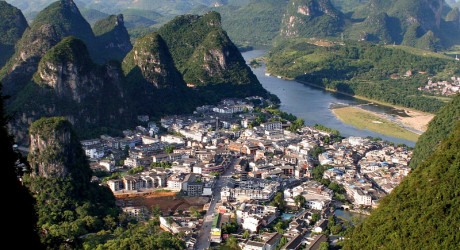 Живописный городок Яншо