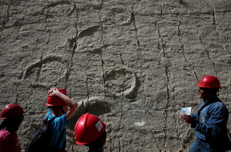 Cal Orcko — самая большая концентрация следов динозавров в мире