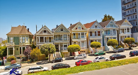 «Разукрашенные леди» в Сан-Франциско – один из самых знаменитых архитектурных ансамблей города