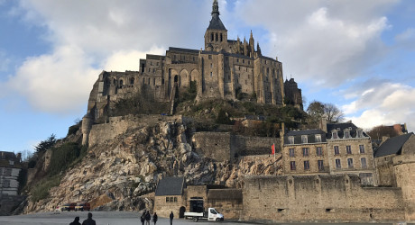Поездка в замок Мон-Сен-Мише́ль во Франции