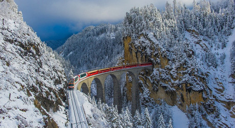 Один из самых красивых железнодорожных путей мира