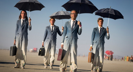 Отжечь в пустыне Невады на фестивале "Горящий человек"