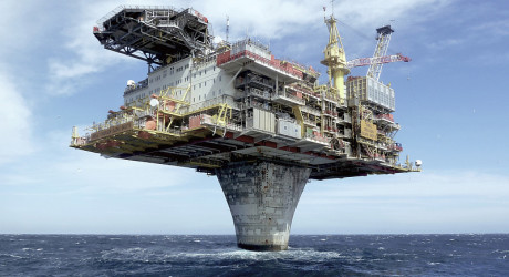 Уникальная морская платформа Draugen в Норвегии