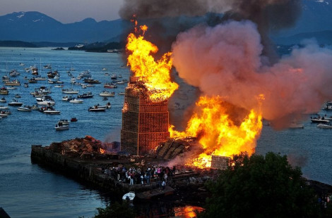 Огненное рождество Иоанна Крестителя в Норвегии