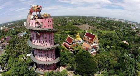 Ват Сампхан – невероятный храм дракона в Таиланде