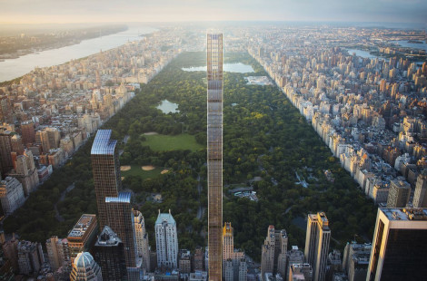 Самый тонкий небоскрёб Нью-Йорка: роскошная игла Манхэттена — Steinway Tower