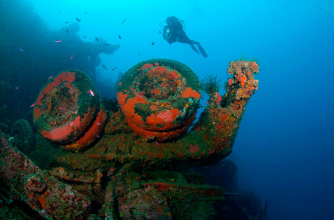 Военная свалка на дне океана в Вануату