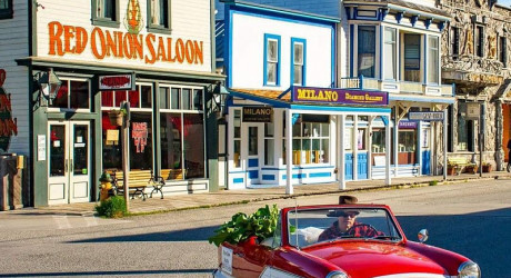 Старинный музей-бордель «Красный лук» на Аляске