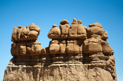 Удивительная Долина Гоблинов в штате Юта в США