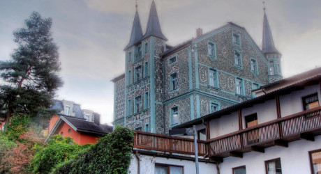 Вилла «битого стекла» в городе Пассау на востоке Германии