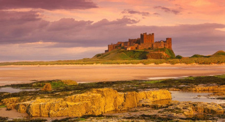 Удивительная особенность замка Бамбург на побережье Англии