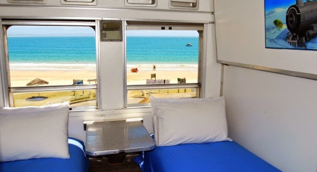 “The Santos Express Train Lodge” — хостел для любителей поездов