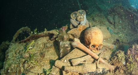 Кладбище военных кораблей лагуны Чуук