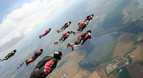 Полёты в вингсьюте. Фото и видео