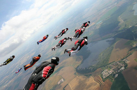 Полёты в вингсьюте. Фото и видео