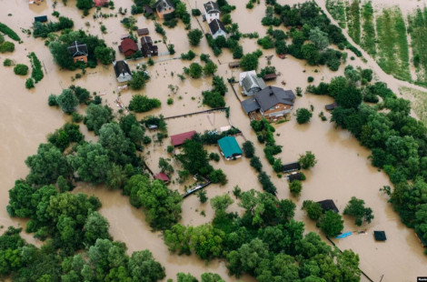 Наводнение в Карпатах 2020