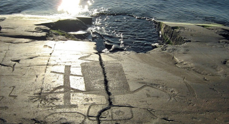 Бесовское место на Онежском озере