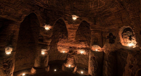 Секретная пещера тамплиеров в графстве Шропшир в Англии