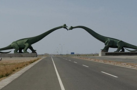 Целующиеся динозавры Эрэн-Хото в Китае