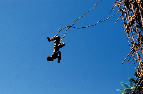 Land diving - опасный ритуал жителей острова Пентекост