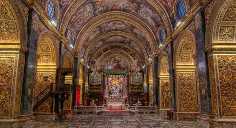 Кафедральный собор Валетты – уникальная усыпальница магистров мальтийского ордена