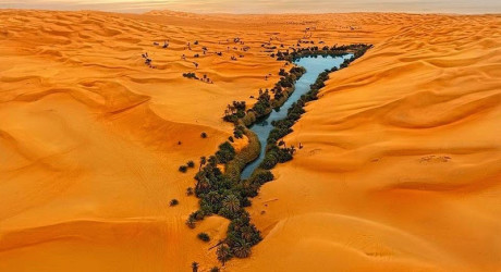 Солёные озёра Убари – удивительные оазисы посреди огромной Сахары