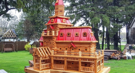 Канадский плотник строит удивительные деревянные дворцы для птиц