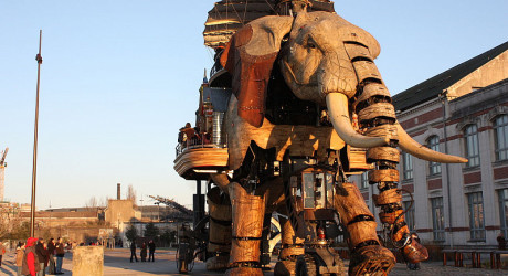 Фантастические животные-машины на острове Нант