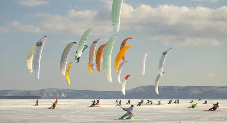 Что такое Сноукайтинг на волжских просторах