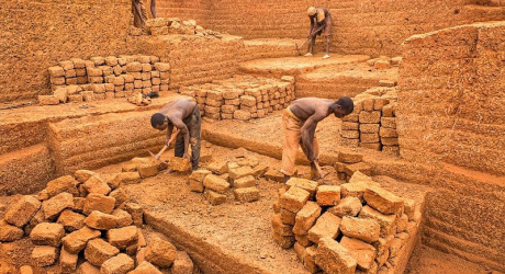 Караба – древний кирпичный карьер в Буркина-Фасо