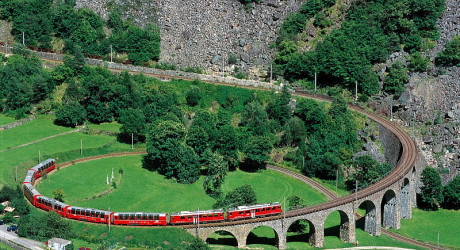 Необычные железные дороги мира: Ретийская железная дорога